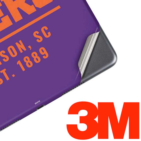 Clemson University Tigers Est 1889 iPad Skins